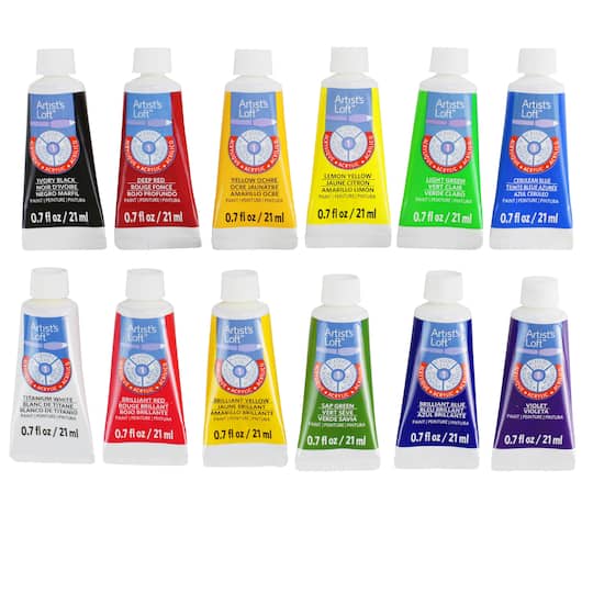 24 Color Acrylic Paint Set By Artist S Loft 21ml Michaels 24 Color Acrylic Paint Set By Artist S Loft 21ml Michaels